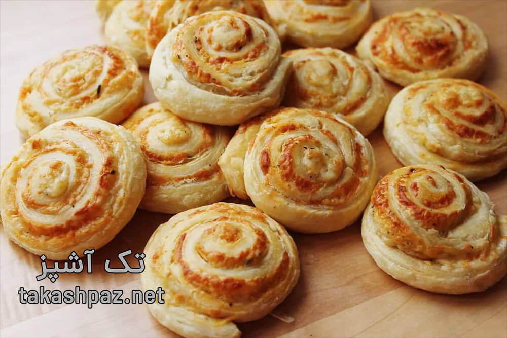 کلوچه حلزونی ترکمنی